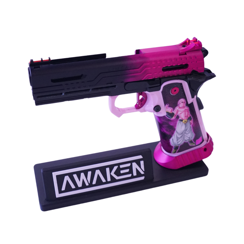 Custom Pistol Stand (Your Logo or Text)