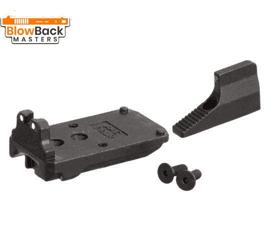 Aap01 Rmr Mount Action Army Steel RMR Adapter & Front Sight For AAP01