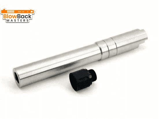 AIP Stainless Steel Threaded Outer Barrel-TM Hi-capa 5.1 - BlowBack MastersAIPOuter Barrel