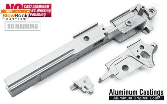 Aluminum Frame for MARUI HI-CAPA 4.3 (4.3 Type/NO Marking/Alum. Original) - BlowBack MastersGuarderFrame