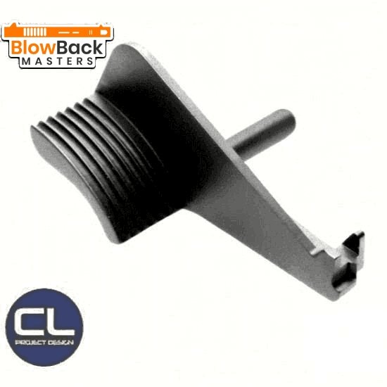 CL Project Design Stainless Steel CNC Thumb Rest Slide Stop (Black) - BlowBack MastersCLCatch