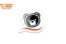 CubySoft® BEAR STICKER | BLACK - BlowBack MastersCubySoft