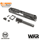 JDG WAR Afterburner RMR Slide Set for UMAREX Glock 19 Gen3 Airsoft Pistol ( Licensed by WAR ) ( Black Slide ) - BlowBack MastersJDGSlide Kit