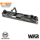 JDG WAR Afterburner RMR Slide Set for UMAREX Glock 19 Gen3 Airsoft Pistol ( Licensed by WAR ) ( Black Slide ) - BlowBack MastersJDGSlide Kit