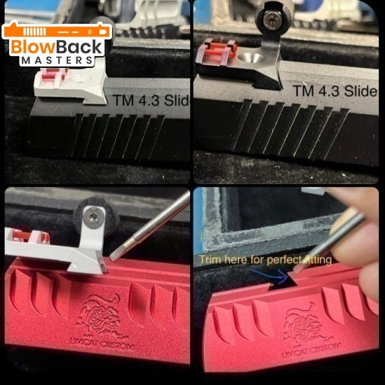 JLP V5 (Left) Slide Racker for TM HI-CAPA (4.3 ONLY) - BlowBack MastersJLPCharging handle