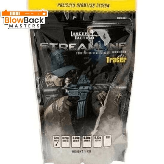 Lancer Tactical 4000 Round 0.25g Streamline Competition Grade Tracer B