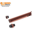 LAYLAX NINEBALL "2 Way Fixed" Non-Recoiling Outer Barrel - ZANSHIN for Tokyo Marui Hi-Capa - BlowBack MastersLaylaxSafety